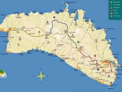 Routes de vélo de Minorque