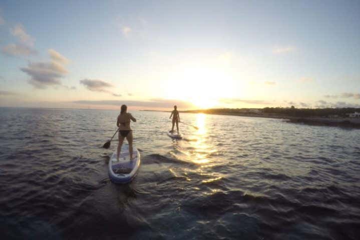 Profitez du parcours en paddle surf